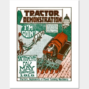 1919 Sacramento Tractor Expo Posters and Art